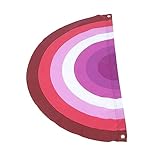 Abaodam 1 Stück Regenbogenflagge Hängende Flagge Außenflaggen Dekorationen Gay-Pride-Ammer Homosexuelle Flagge Wimpelfahnen aus Stoff dekorative Flagge Polyestertuch Rosy