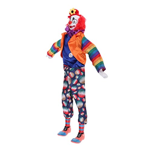 F Fityle 38cm Pierrot Jester Clown Porzellanpuppe in Kleidung 15inch Groß #3