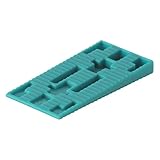 wolfcraft Set Abstandkeile aus Kunststoff I 8648000 I 120 Kunststoffkeile – ideal zum Einrichten von Dehnungsfugen - Made in Europe