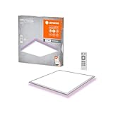 LEDVANCE LED WiFi Deckenleuchte weiß,40W 3000LM,3000-6500K,60x60cm,Wandleuchte dimmbar,RGB Technologie,Smart+Planon,steuerbar über App oder Sprachassistenten wie Alexa oder Google,1 Stück(1er Pack)