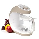 Jané Chefkiss Babynahrungszubereiter, 7-in-1-Multifunktion, Küchenmaschine, Dampfgaren, Auftauen, Aufwärmen, Sterilisieren, Mixen, Vermischen, automatische Reinigung