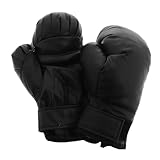 Milisten 1 Paar Boxhandschuhe für Schlaghandschuhe für Kleinkinder Schlaghandschuhe für Kickboxhandschuhe Sparringshandschuh für Boxzubehör Schaum Black