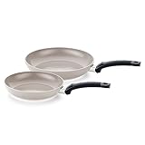 Fissler Ceratal Classic Pfannen-Set / 2-teilig, Aluminium-Pfanne, Keramik-beschichtet (24+28 cm) Ceramic Bratpfanne antihaftend – Induktion