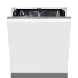 Exquisit Einbaugeschirrspüler, Spülmaschine, 60 cm Breite, Vollintegrierbar, 13 Maßgedecke, Power+, ECO-Modus, Geschirrspüler 60 cm, EGSP52113-E-030E silber
