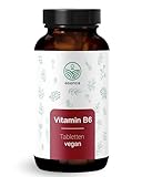 Vitamin B6 Tabletten - 12,5 mg - Hochdosiert, Vegan & Ohne Zusatzstoffe - 365 Tabletten (Jahresvorrat) - aus Deutschland