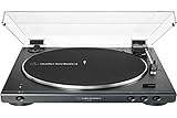 Audio-Technica LP60XBT Vollautomatischer Bluetooth Stereo-Plattenspieler, schwarz