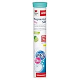 Doppelherz Magnesium 500 + B12 - mit Magnesium & Vitamin B12 zur Unterstützung der normalen Muskelfunktion - vegan - 15 Brausetabletten mit Limetten-Geschmack