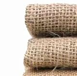 SYUTBOU Jutestoff Meterware 100 x 700 cm, Jute Stoff zum Basteln für Deko, Garten, DIY