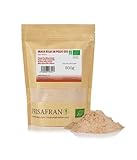 FRISAFRAN | Bio Roter Maca Pulver 500g | gemahlenes Roter maca | Bio Superfood | Energetisierendes | Natürliches | Reich an Vitaminen-Mineralien | Hormonelles Gleichgewicht | Vegan | glutenfrei