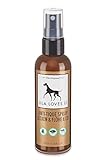 LILA LOVES IT Natürlicher Insektenschutz für Hunde – Anti Zecken Spray mit ätherischem Öl, Effektiver Schutz vor Zecken, Mücken & Flöhen, Anti-TIQUE Spray, 100 ml