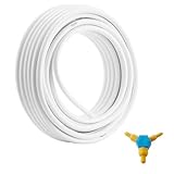 VEVOR Aluverbundrohr Aluminium Mehrschichtverbundrohr 25 m Weiß PEX-Rohr Alu-Mehrschicht-Verbundrohr MV-Rohr Mehrschichtrohr Ideal für Fußbodenheizung und Heizkörper-Anbindung Alu Verbundrohr