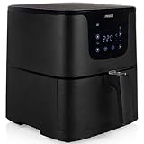 Princess 183014 Fritteuse ohne Öl, 1700 W, 5,2 l, 80-200 °C, Touchpanel, BPA-frei, Schwarz