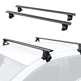 Universal Dachgepäckträger für Autos, Universeller Autodachträger für Reisen, Obere Stangen Kompatibel mit Gepäckschienen, Tragbare Stange zum Tragen.