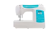 Singer C5205 Nähmaschine, weiß/blau