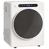 HOMCOM Mini Ablufttrockner 4 kg Wäschetrockner mit Desinfektion, 6 Programmen, 1000W Trockner mit Touch-Screen, 3 Temperaturen und Timer, für Wohnmobile, Haus, Weiß