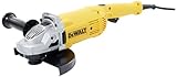 Dewalt 2.200 W 230 mm Winkelschleifer DWE492 (leistungsstarker Motor, Sanftanlauf, Schutzhaube, Zusatzhandgriff, Spindelarretierung)