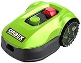 Orbex S400G Mähroboter / intelligenter selbstfahrender Akku-Rasenmäher / mit Regen-Sensor, Lifting-Sensor & Neigungs-Sensor/ digitales Display / Rasenfläche 400 m²
