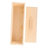 VINTORKY Holz Toastform Mit Deckel Rechteckige Wiederverwendbare Backform Für Brot Multifunktionale Kasten Für Toast Und Seife Für Küche Und Backstube