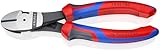 KNIPEX Kraft-Seitenschneider mit Comfort-Griffen schwarz atramentiert 180 mm 74 02 180