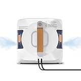 Fensterputzroboter mit Dual-Spray & 110ml Dual-Tank – Automatische Nassreinigung für Innen/Außen (auch Hochhaus) – Deutsche Sprachansagen & Sicherer Halt