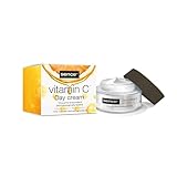 Sence Vitamin C Tagescreme, Gesichtscreme Damen, Gesichtscreme Männer - Feuchtigkeitscreme Gesicht, Tagespflege mit Zitronensäure und 4 Hyaluronsäuren, Vegan Beauty Skincare, (1 x 50ml)