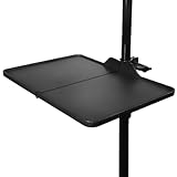 Notenständer für Notenblätter, Mikrofonständer, Ständer, Ständer Tablett, faltbare Laptop-Palette, tragbares Projektor-Stativ-Tablett mit Telefonhalter, für Filme im Freien, verstellbar