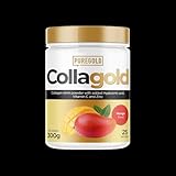 CollaGold Rinder und Marine Kollagen Pulver mit Hyaluronsäure - 300g Mango