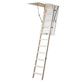DOLLE Dachbodentreppe wärmegedämmt 112 x 60 cm Lichte Raumhöhe bis 260 cm U-Wert 1,60 Inkl. Bedienstab
