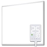 Heidenfeld Infrarotheizung HF-HP100-3 | 𝟭𝟬 𝐉𝐀𝐇𝐑𝐄 𝐆𝐀𝐑𝐀𝐍𝐓𝐈𝐄 - 300 Watt - Bis 8 m² - Infrarot Heizkörper - Elektroheizung mit Thermostat - Überhitzungsschutz (HF-HP100-3 300 Watt)
