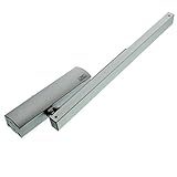 Burg-Wächter Türschließer für Innentüren, Feststellfunktion, Hydraulisch, Variabel einstellbar, mit Gleitschiene, Breite bis 110 cm, Gewicht bis 80 kg, GTS 514 S, Silber