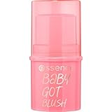 essence baby got blush, Rouge, Nr. 10, Pink, natürlich, strahlend frisch, vegan, ohne Alkohol, ohne Parabene, ohne Mikroplastikpartikel, 1er Pack (5.5g)