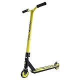 Best Sporting Scooter für Erwachsene | Kick-Roller aus Leichtem Aluminum | Schwarz-Gelb | Trick-Roller | Tretroller Mit Rollengröße 100 mm | Stilvoller Stunt-Scooter