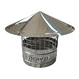 180mm Schornsteinhaube Mit Vogelschutz Edelstahl Vogelschutzgitter für Kamine, Schornsteinabdeckung, Schornsteinaufsatz, Kaminaufsatz, Kaminhaube, Kaminhut, Kaminabdeckung, Schornsteine