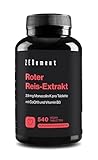 Roter Reis-Extrakt, 2,9 mg Monacolin K pro Tablette, 540 Tabletten | mit CoQ10 und Vitamin B3 | Vegan, Glutenfrei, Citrininfrei | Zenement