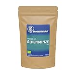 Alpen Minztee BIO (100g) Südtiroler Alpenminze Tee aus Italien – Bergminze Tee naturbelassen – Frisch & aromatisch – Alpenminze kaufen von Tausendkraut