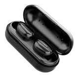 NUOBESTY 1 Satz -Kopfhörer ohrstöpsel ohrenstöpsel wasserdichte Smart-Headsets Smart-Kopfhörer drahtlose Mini-Headsets drahtloses Headset Sportkopfhörer Abs Black