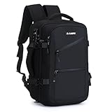 CabFit ® The Nomad - Reise-Rucksack mit Flugzeugkabine, 40 x 20 x 25 cm, kompatibel mit Ryanair Vueling Easyjet, Diebstahlsicherung, Code Lock, USB-Anschluss, wasserdicht und robust, Rucksack für