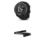 Garmin Instinct 2X Solar – GPS-Smartwatch mit unendlicher Akkulaufzeit im Smartwatch-Modus, über 40 Sport-Apps & HRM-DUAL Chest Strap