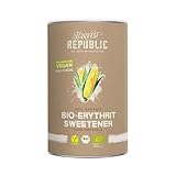 HARVEST REPUBLIC Organic Bio Erythrit Sweetener 750g | Natürlicher Zuckerersatz | Kalorienfrei | Allergenfrei | Süßstoff als Zuckerersatz | 100% pflanzlich aus ökologischem Anbau