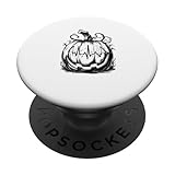 Lustiger Kürbis Herzschlag Merch Halloween Krankenschwester Arzt Geschenk PopSockets Klebender PopGrip