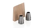 OCHSENKOPF Befestigungssatz, Verkeilung für Spalthämmer, 3-tlg (2x Ringkeil, 1x Holzkeil), Forstwerkzeug, OX E-123-0125, Silber