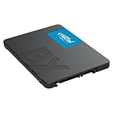 Crucial BX500 SATA SSD 1TB, 2,5' Interne SSD Festplatte, bis zu 540MB/s, 1TB SSD kompatibel mit Laptop und Desktop (PC), 3D NAND, Dynamische Schreibbeschleunigung - CT1000BX500SSD101