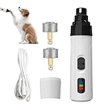 Besreey Nagelschleifer Für Hunde - Leiser Krallenschleifer Für Katzen Und Trimmer - Ergonomischer Trimmer Für Welpe Katze Reisen Tierpflege Zubehör