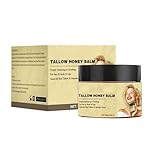 Beef Tallow Creme Rindertalg für Hautpflege Anti Falten Feuchtigkeitscreme Frauen Rindertalg und Honigbalsam Talgbalsam, Bodycremes, Tiefenhydration für Gesicht & Körper 120g
