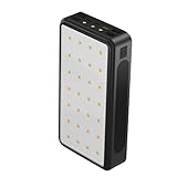 Solarbetriebene Powerbank, Smartphone-Solarpanel-Ladegerät, 20000 mAh, 6,3 x 3,19 x 1,3 Zoll, Multi-Geräte-Akku-Backup für Erwachsene, Teenager, Frauen, Männer, Studenten, Reisen, Pendeln