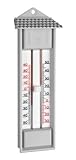 TFA Dostmann Analoges Maxima-Minima-Thermometer, 10.3014.14, wetterfest, für den Innen- oder Außenbereich, Temperatur, 23,2 cm hoch