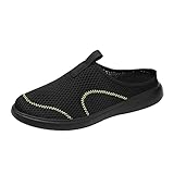 Generisch Luftkissen-Slip-On-Geh Orthopädische Diabetiker-Wanderschuhe Herren-Walkingschuhe Pantoletten Freizeit Mesh Atmungsaktive Hausschuhe Hinten Offen Leicht Bequem Slipper Trekkingschuhe