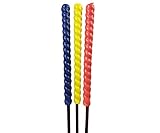 30 Gartenfackeln gedreht/gerillt Wachsfackeln Partyfackeln Fackeln 70cm 3 vers. Farben, super Gartenfeuer