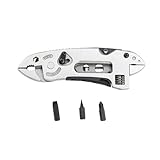 Angoily Edelstahl-Multiwerkzeug-Zangenschlüssel-Set, klein, verstellbar, für Reisen, Jagd, DIY-Projekte