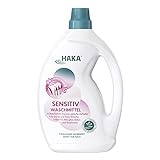 HAKA Sensitiv Waschmittel, für 66 Waschgänge, für Allergiker, Kleinkinder, Babys, 2 l